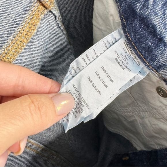 Good American Good '90s Icon Jeans Straight Leg Indigo 065 Size 12 / 31 - Picture 7 of 10